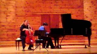 Rachmaninoff Cello Sonata Mov. 4 Jameson Platte, Cello  Matthew Quayle, Piano