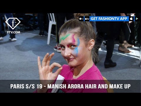 Paris Fashion Week Spring/Summer 2019 - Manish Arora Hair and Make Up | FashionTV | FTV