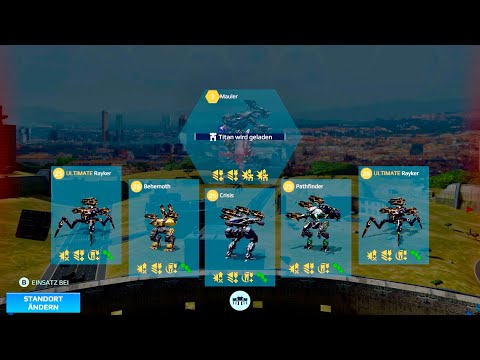 War Robots: Final Test | New Titan Mauler & Ultimate Rayker, Dragoon, Hussar Gameplay