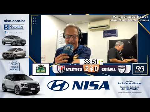 Túlio Isac narrando os Gols - Atlético 3 x 1 Goiânia / Semifinal do Goiano - jogo 2 de 2