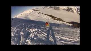 preview picture of video 'Freeride skiing Les Karellis France 2015'