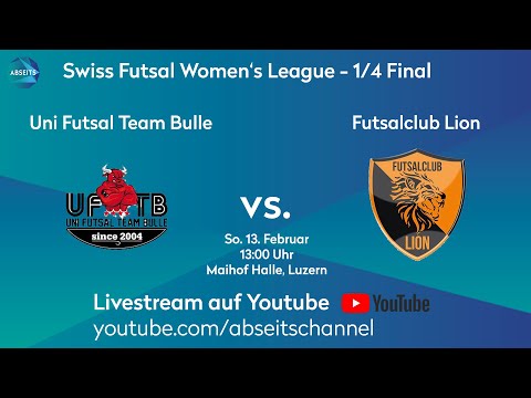 Uni Futsal Team Bulle vs. Futsalclub Lion | Swiss Futsal Women's League | 1/4-Final | 13.02.2022