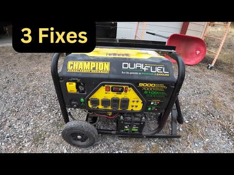 Champion Generator ~ STARTET NICHT ~ Dual Fuel
