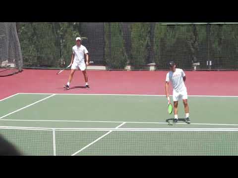 USC Men's Double Team Wojtek Marck and Peter Makk Competed Against Utah's Bastias and Caula