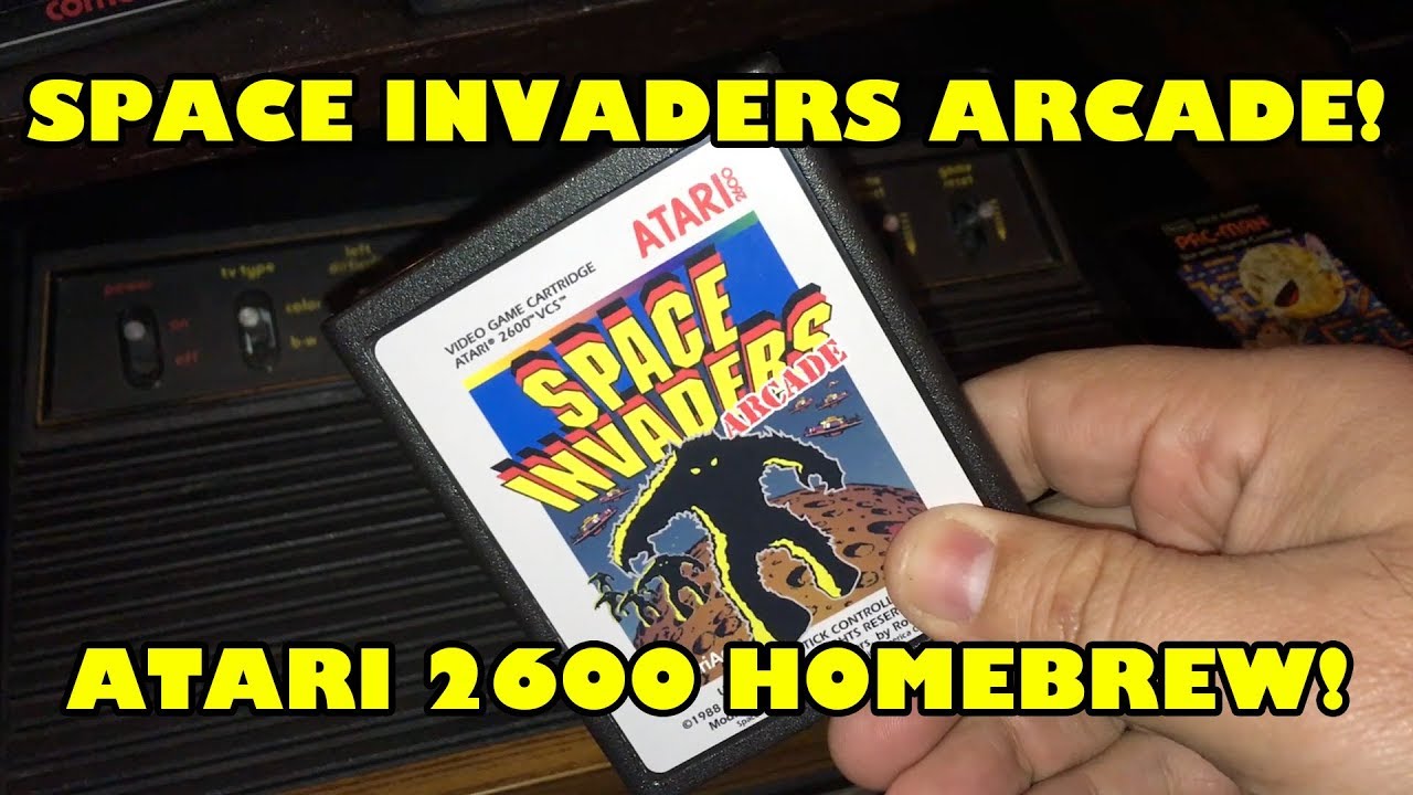 Space Invaders Arcade Atari 2600 Homebrew