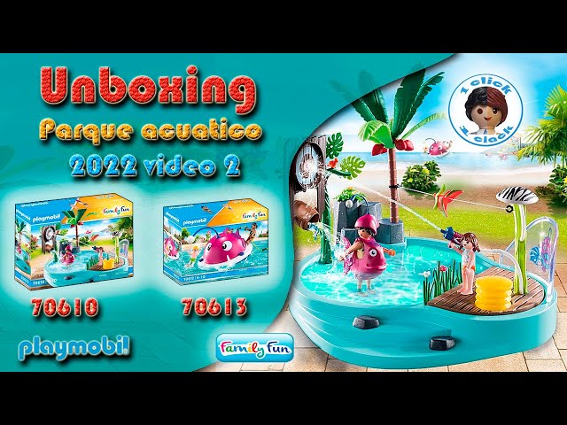 Vídeo relacionado con Playmobil Family Fun - Gran Parque Infantil con toboganes 71571