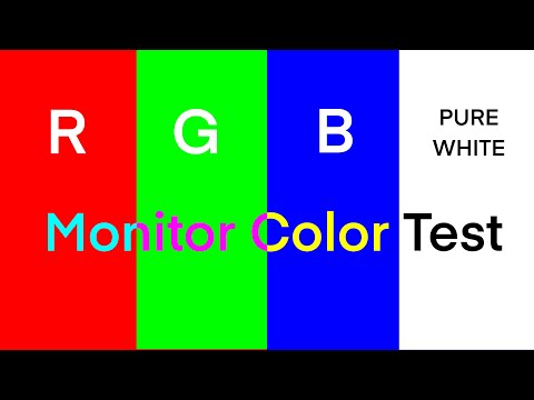 RGB Color Test | Monitor Pixel Refresh - Screen Burn Fix 10 Hours long !
