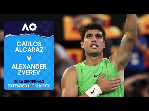 Carlos Alcaraz v Alexander Zverev Extended Highlights | Australian Open 2026 Semifinal