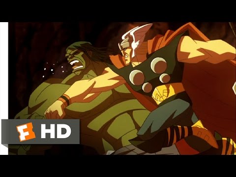 Hulk Vs. (2009) - Thor and Loki Team Up Scene (5/5) | Movieclips