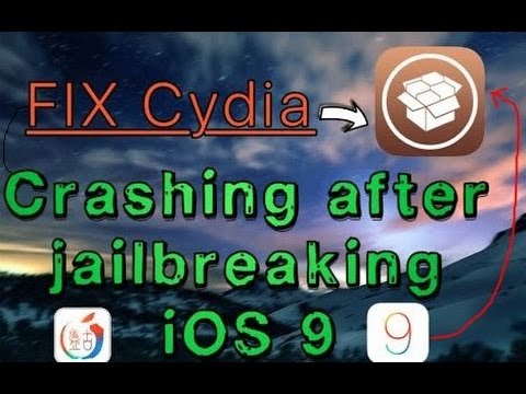 How to Fix Cydia crashed after jailbreaking iOS 9.3.3-9.2 for iphone, iPad, and iPod touch