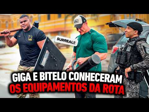 GIGA E BITELO ENCARAM EQUIPAMENTOS DE ARROMBAMENTO DA ROTA