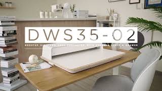 BoostUp Sit-Stand Desk Converters DWS35-02