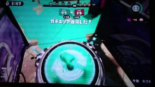 【スプラトゥーン 】ビデオキャプチャー無しでスマホで時下録りしました。
