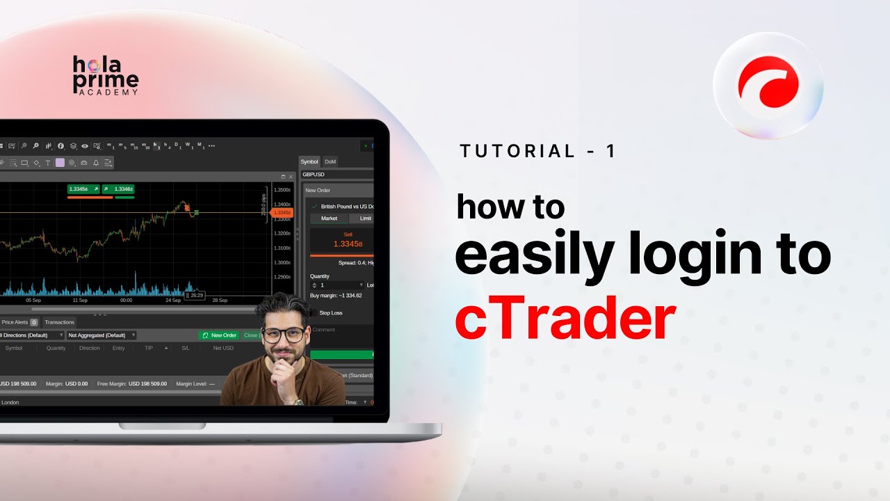 So melden Sie sich bei der cTrader-Plattform an | Hola Prime