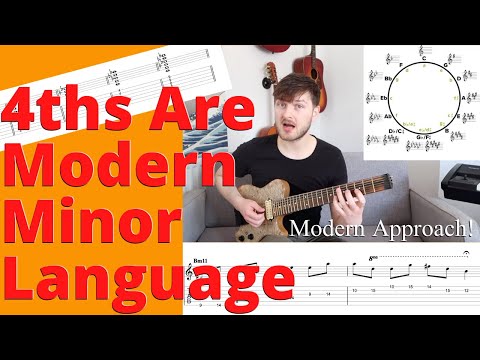 Are 4ths a Minor Interval? Modern Harmony and Lines using Perfect 4ths! Music Theory|Jazz Fusion