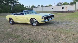 1968 Chevrolet Camaro RS/SS 396 Convertible Tribute Walk Around and Drive By
