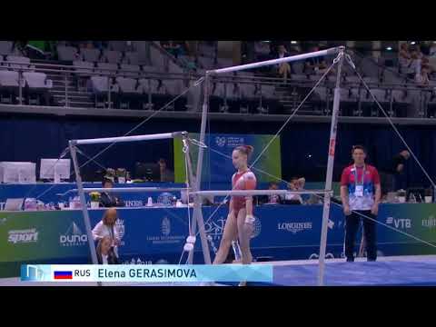 Elena Gerasimova - Uneven Bars - JR Worlds 2019