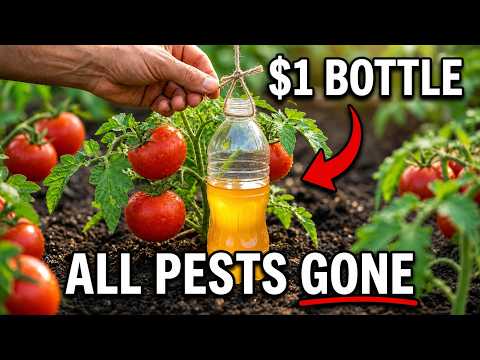 I Hung One Amish $1 Bottle Above My Tomatoes — All Pests Vanished In Overnight