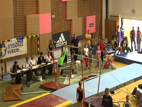 Týna Brabcová SG bradla - starší žákyně A -  MČR Vysoké Mýto 8.6.2012