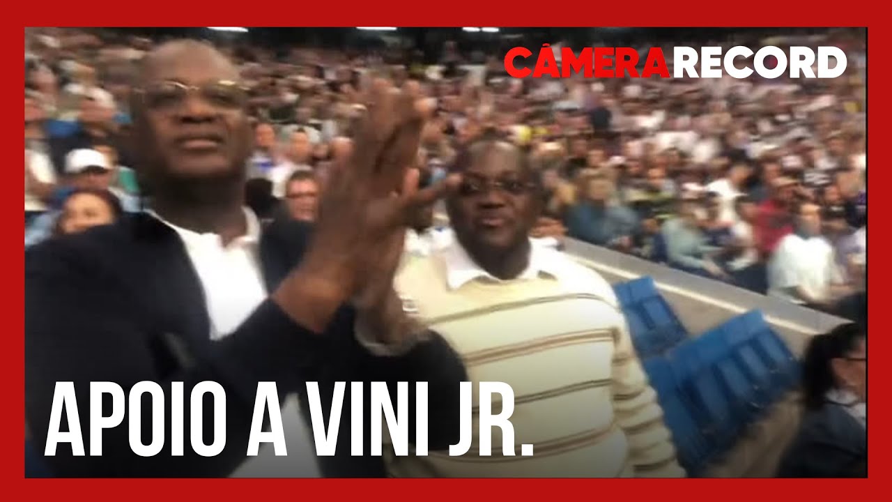 O Dia D: Torcedores comparecem em massa para homenagem a Vinicius Jr. em partida do Real Madrid