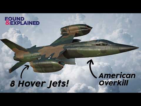 The vertical fighter jet with eight engines... Bell D-188