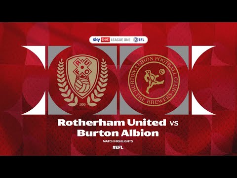 Match Highlights | Rotherham United 2-2 Burton Albion - 4 November 2025