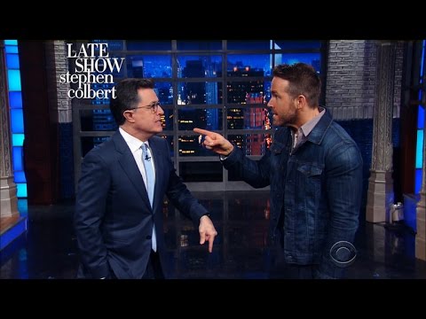 Ryan Reynolds Time-Travels Into Stephen's Monologue
