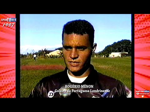 SPORTVÍDEO MEMÓRIA 1997 - ROGÉRIO MENON GOLEIRO DA PORTUGUESA LONDRINENSE QUE VIROU ÀRBITRO.