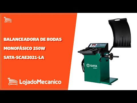 Balanceadora de Rodas  Monofásico 250W 220V SATA-SCAE2021-LA - Vídeo