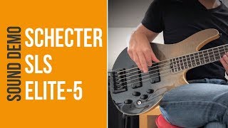 Video thumbnail for Schecter SLS Elite-5 - Sound Demo (no talking) by Bass Bonedo