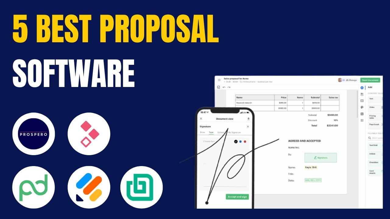 5 Best Proposal Software Tools (Comparison & Full Demo)