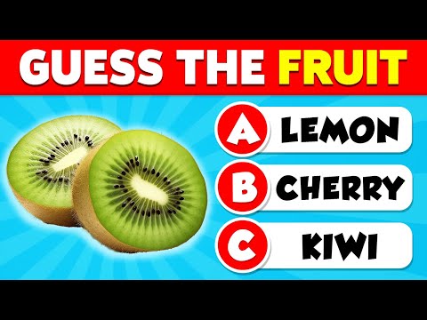 Guess the Fruit Quiz (Easy, Medium Hard, Impossible) 🍍🍎🍓