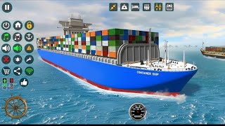 Real Cargo Ship Simulator 3D 🚢 | Mobile Ship Simulator Android | Car Transportation Gameplay