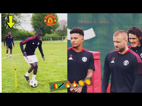 🔥 🇹🇿 🇨🇲 Bassirou Nkoto & Douka Nkoto prove their worth at Carrington training as Man United Ten Hag