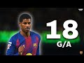 MARCUS RASHFORD ALL 18 GOALS AND ASSISTS FOR FC BARCELONA 2025 2026 ENGLISH COMMENTARY HD