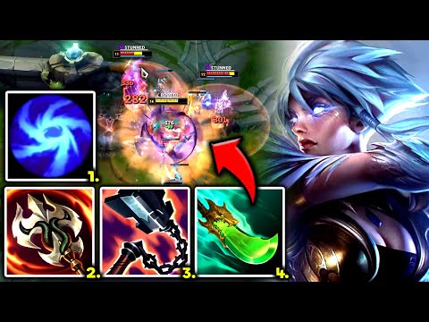 RIVEN TOP INCREDIBLE HYPER-SCALING BUILD! (SCALE TO THE MOON) - S13 Riven TOP Gameplay Guide