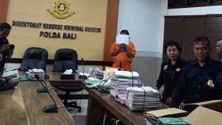 Ditetapkan Tersangka Korupsi Rp15 Miliar, I Made Ladra Tutupi Wajah Pakai Kertas