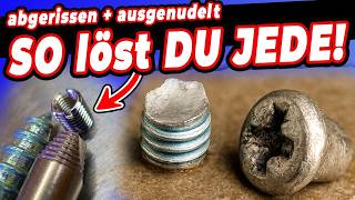 DER Schrauben TRICK – So löst DU JEDE!