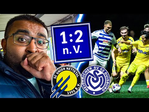 NETTETAL FIGHTS AND ANNOYS THE ZEBRAS! 🦓🤍💙 SC Union Nettetal - MSV Duisburg 🔥✅ | STADIUM VLOG 12