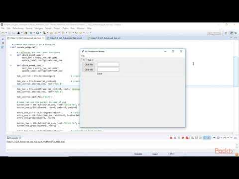 video2 1 Organizing the GUI with Tab Controls