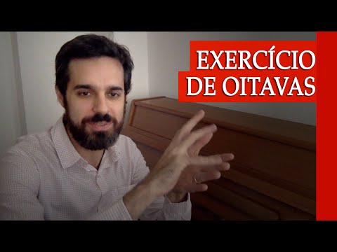 Exercício de oitavas para piano