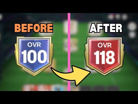 How To Upgrade Your Team OVR Team To 118 | Fc Mobile