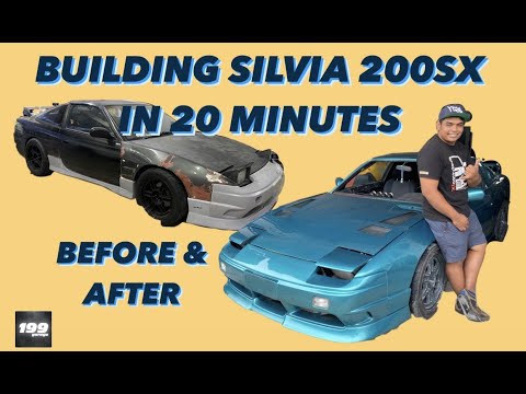 199 Garage Built : 200SX SILVIA 20 MINUTES CAR TRANSFORMATION FROM MALAYSIA #BUILTNOTBOUGHT
