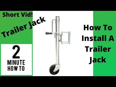 Trailer Jack-How To Install A Trailer Jack- How To Video-Simple&Easy