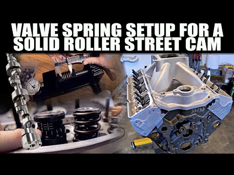 Setting up valve springs for a solid roller street cam AFR 210 heads / 400CID SBC / LSM SM-1000