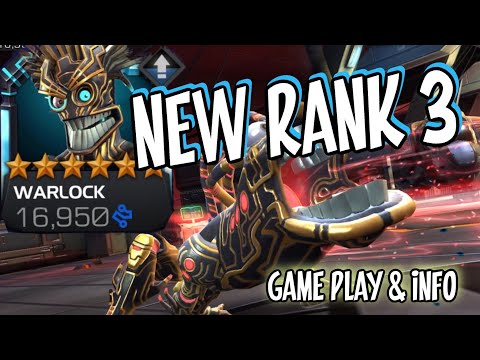 6 Star Rank 3 Warlock Rank Up & Information Marvel Contest of Champions