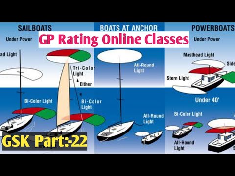 GP Rating Online Classes GSK Part:-22 Navigation lights