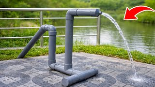 Nie wieder eine Wasserpumpe kaufen! Ein 65-jähriger Klempner baute seine eigene Wasserpumpe aus PVC-