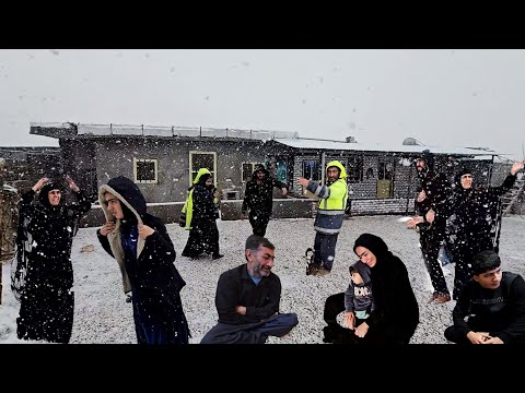 Life under the snow: The challenges and fascinating moments of the Kamar nomadic family!