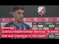Sparta-middenvelder Abdou Harroui is zelfkritisch ondanks biedingen op hem